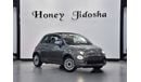 Fiat 500C EXCELLENT DEAL for our Fiat 500 Cabrio 1.4L ( 2024 Model ) in Grey Color GCC Specs