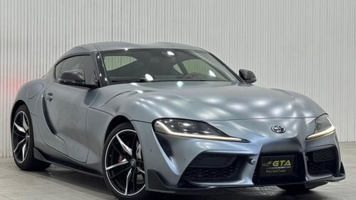 تويوتا سوبرا GR 3.0L A/T 2022 Toyota Supra GR, 2025 Toyota Warranty, 2026 Toyota Service Pack, Low Kms, GCC