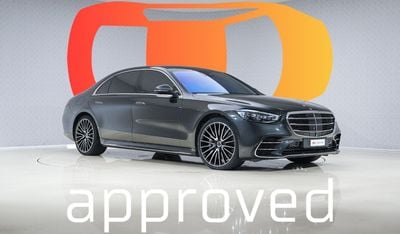 مرسيدس بنز S 580 4Matic AMG Line - AED 9,078 P/M - Warranty till 08/2028