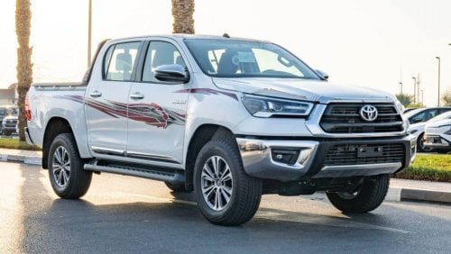 تويوتا هيلوكس 2024 Toyota Hilux 4x4 2.7L petrol AT with cooled seats Full option GCC Specs