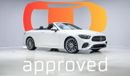 Mercedes-Benz E 450 AMG Line Cabriolet - 2 Years Approved Warranty - Approved Prepared Vehicle