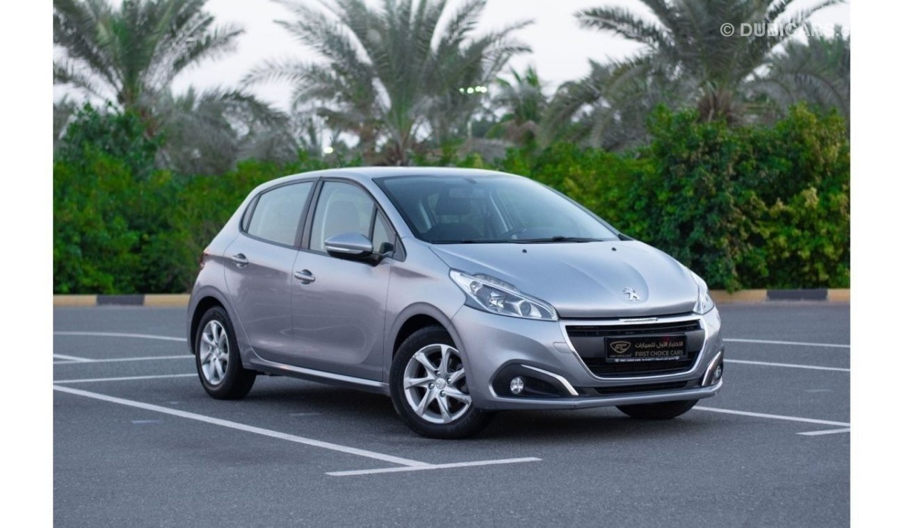 Peugeot 208 AED 383/month 2019 | PEUGEOT | 208 ACTIVE 1.6L | WARRANTY: VALID UNTIL AUG 2024 | P02213