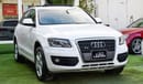 Audi Q5 Audi Q5 model 2009, GCC, panorama, white color, inside beige leather hatch, rear spoiler, sensors, c