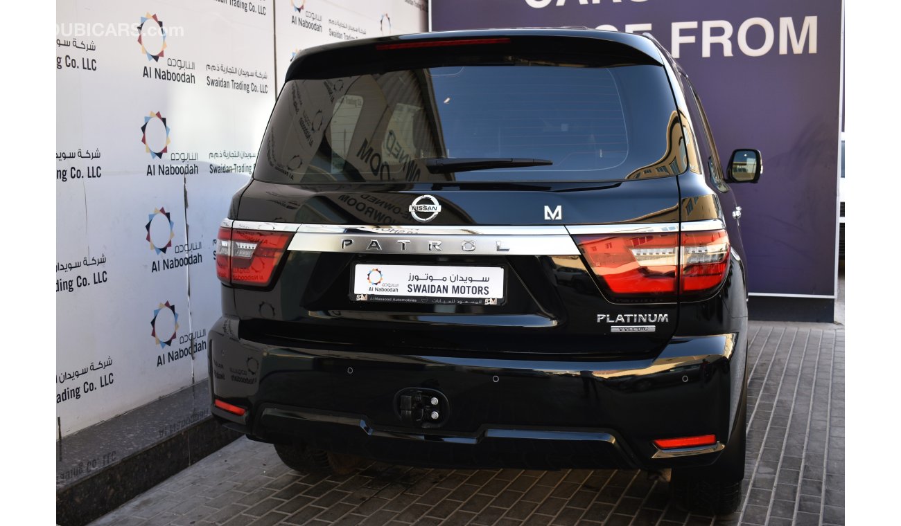 Nissan Patrol AED 3359 PM | 5.6L LE PLATINUM V8 4WD GCC DEALER WARRANTY