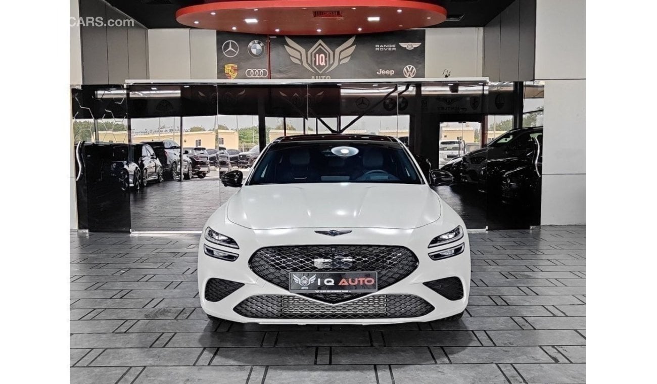 Genesis G70 AED 2,300 P.M | 2023 GENESIS G70 | PLATINUM | AGENCY WARRANTY | SERVICE CONTRACT | GCC | SUNROOF