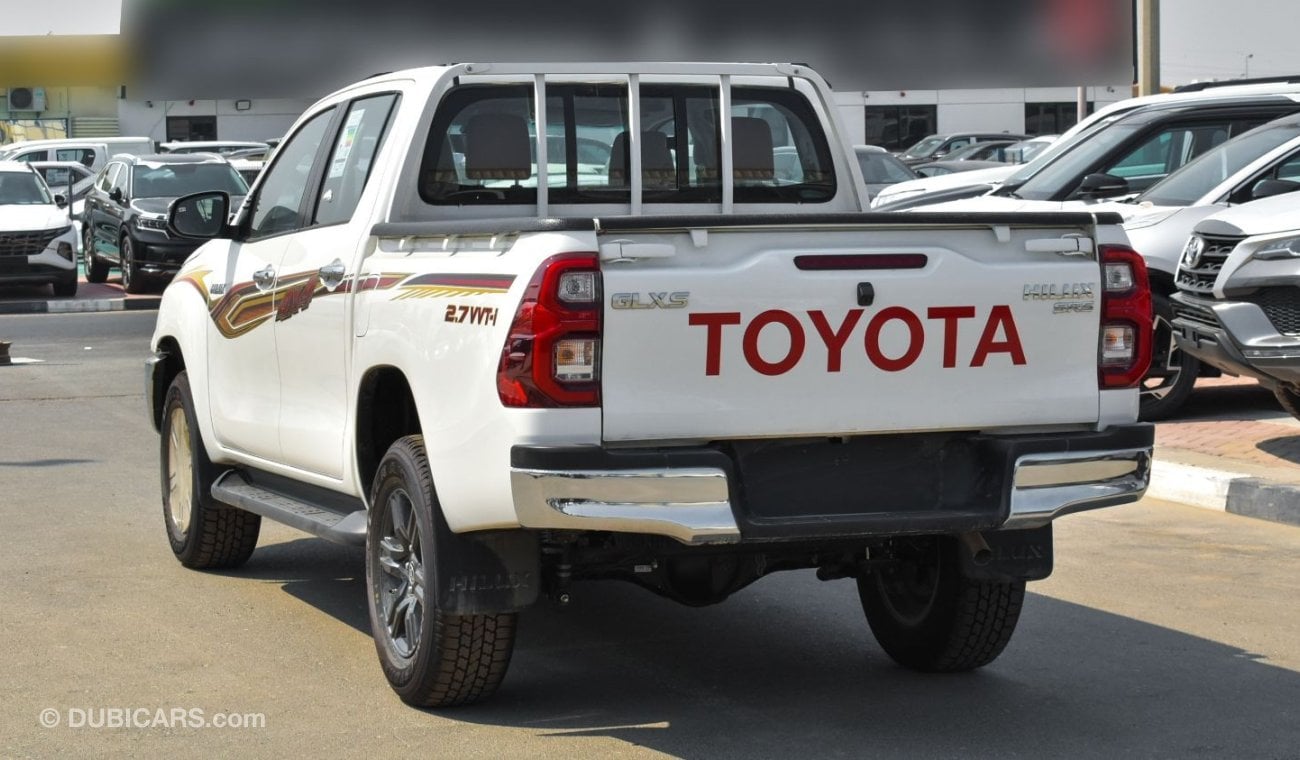 Toyota Hilux 2.7 GLXS , MANUAL TRANSMISSION, PUSH START, OMANI , MODEL 2023 FOR EXPORT
