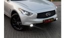 إنفينيتي QX70 Infiniti QX70 Limited 2019 GCC under Warranty and Service Contract with Flexible Down-Payment.