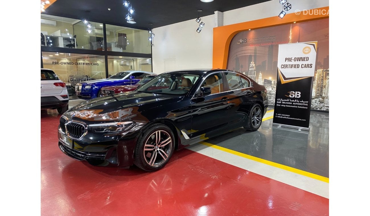 بي أم دبليو 520i 3,163 درهم إماراتي @ 0% DP | بي ام دبليو 520i I 2023 I خليجي | تحت الضمان | مملوكة مسبقًا ومعتمدة |