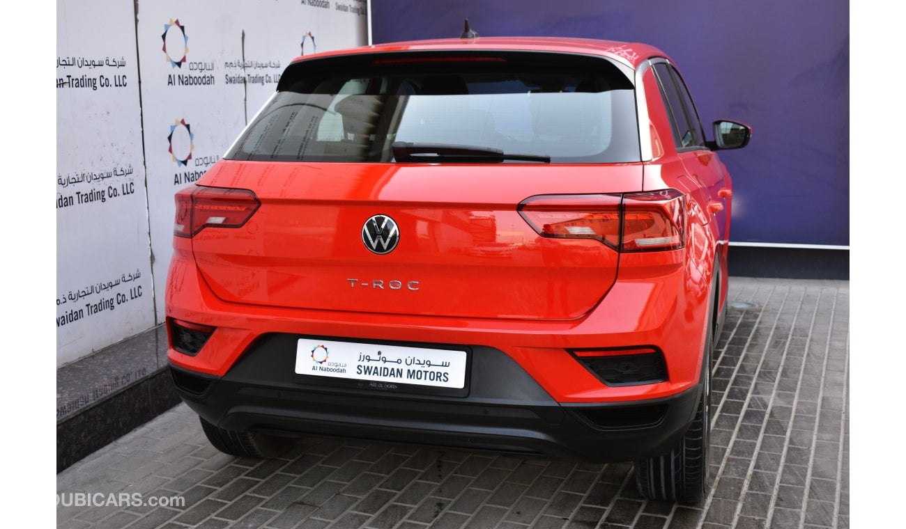 Volkswagen T ROC AED 959 PM | 1.4L LIFE GCC DEALER WARRANTY