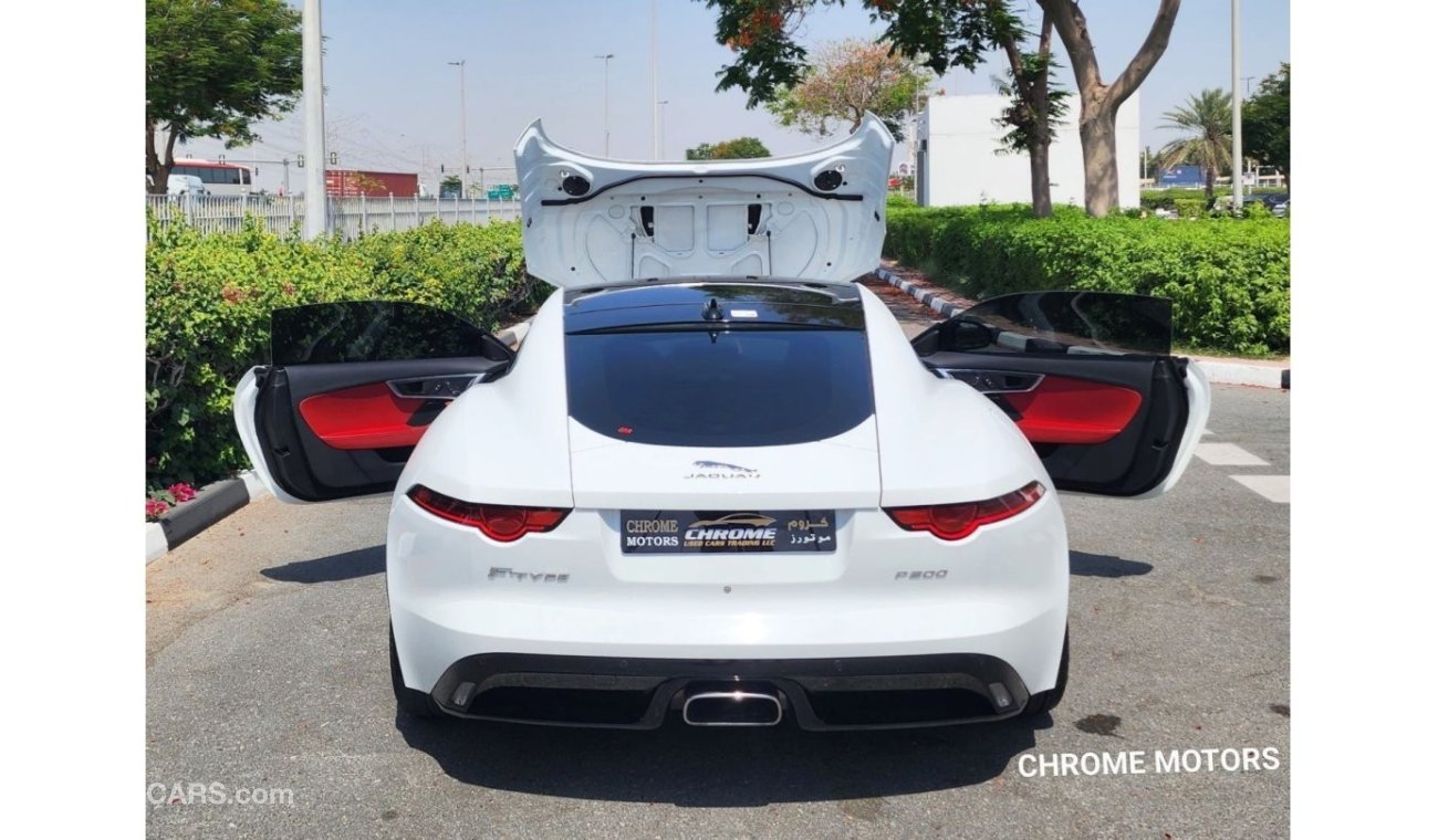 جاكوار F-Type 2019 JAGUAR F-TYPE R-DYNAMIC 300 GCC SPEC 2DR COUPE, 2L 4CYL PETROL, AUTOMATIC, REAR WHEEL DRIVE