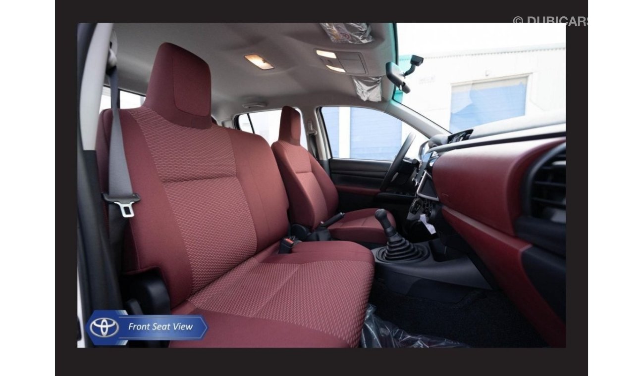 تويوتا هيلوكس TOYOTA HILUX 2.0L 4X2 D/C STD(i) M/T PTR 2023 Model Year Export price