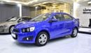 شيفروليه سونيك EXCELLENT DEAL for our Chevrolet Sonic ( 2012 Model ) in Blue Color GCC Specs