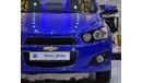 شيفروليه سونيك EXCELLENT DEAL for our Chevrolet Sonic ( 2012 Model ) in Blue Color GCC Specs