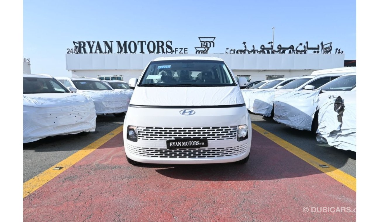 هيونداي ستاريا Hyundai Staria 3.5L Petrol, Van 9 Seats, Color White, Model 2024