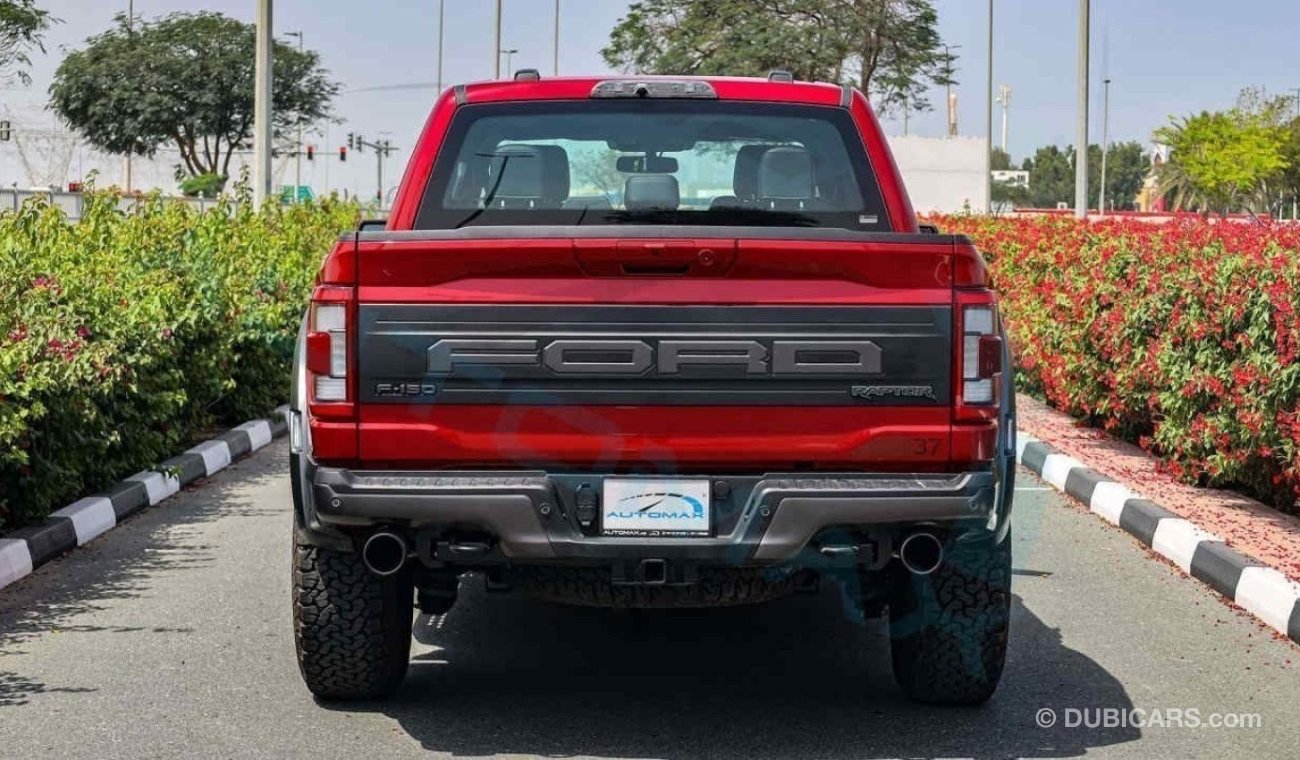 Ford F 150 Raptor 37 V6 3.5L Ecoboost , 2022 GCC , 0Km , With 3 Years or 100K Km Warranty