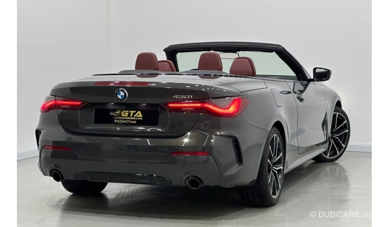 بي أم دبليو 430i M سبورت M سبورت 2022 BMW 430i M-Sport Convertible, Warranty, May 2027 BMW Service Pack, Low Kms, GCC