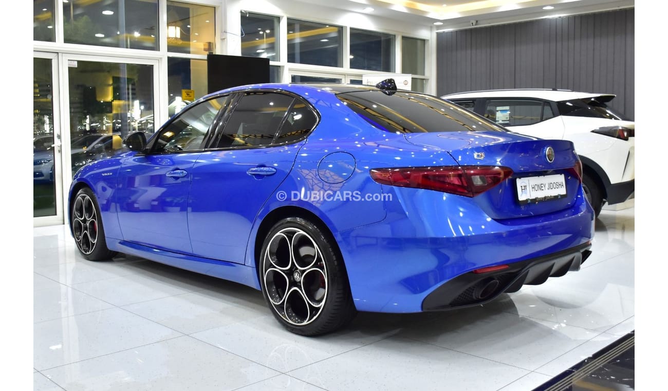 ألفا روميو جوليا EXCELLENT DEAL for our Alfa Romeo Giulia Q2 Veloce ( 2023 Model ) in Blue Color GCC Specs