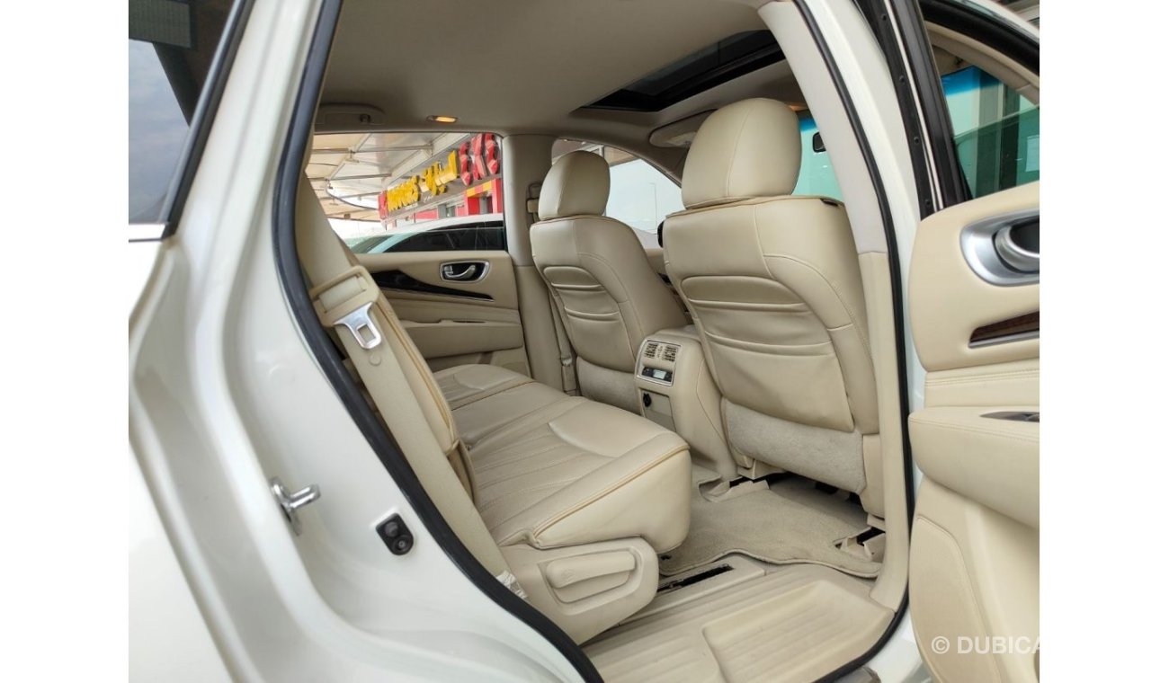 إنفينيتي QX60 2014 INFINITI QX60 COMFORT | 7 SEATS | GCC | 3.5L | WITH SUNROOF | 360* CAMERAS | LOW MILAGE