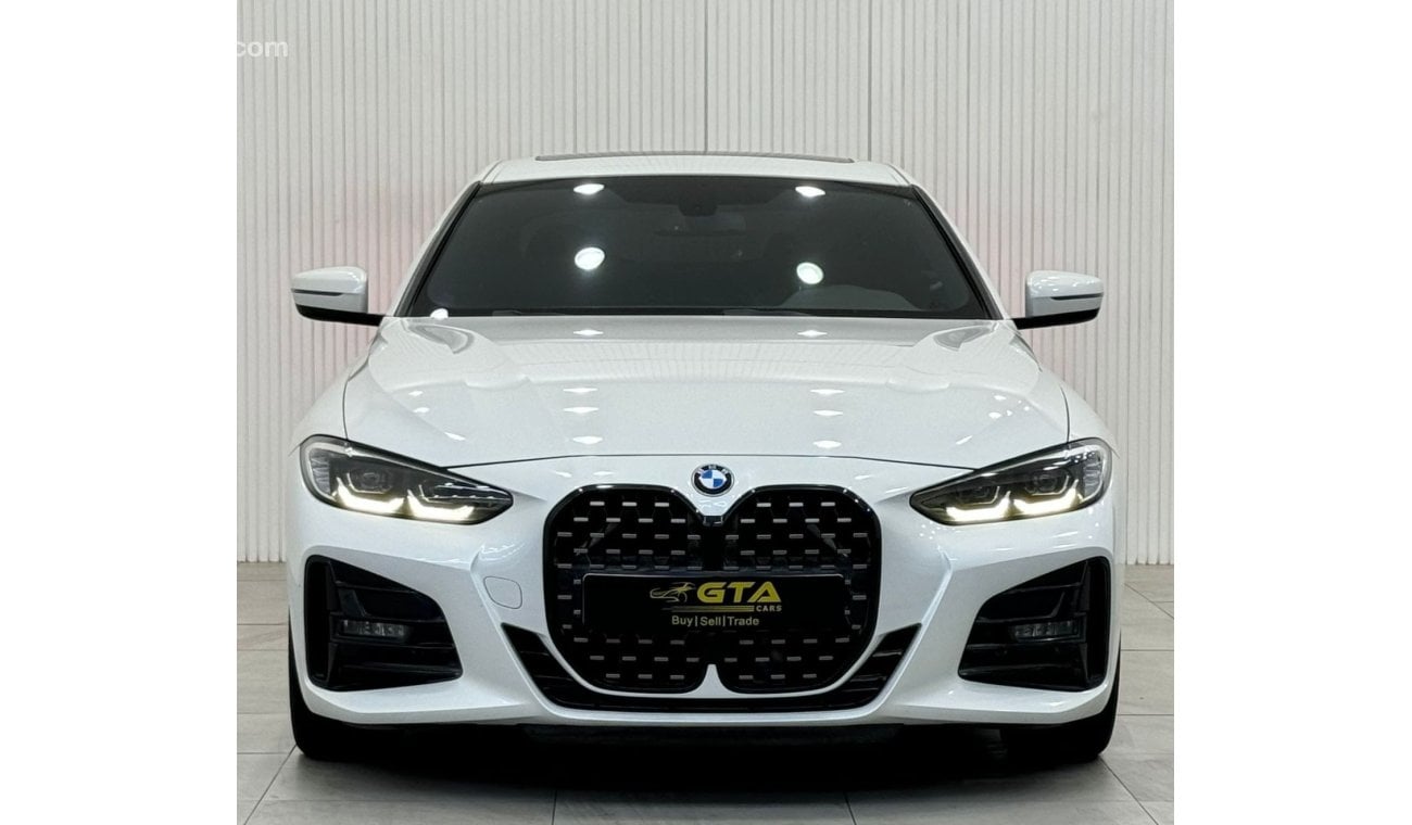 بي أم دبليو 420i Std 2022 BMW 420i M-Sport Coupe, March 2027 BMW Warranty + Service Pack, Low Kms, GCC