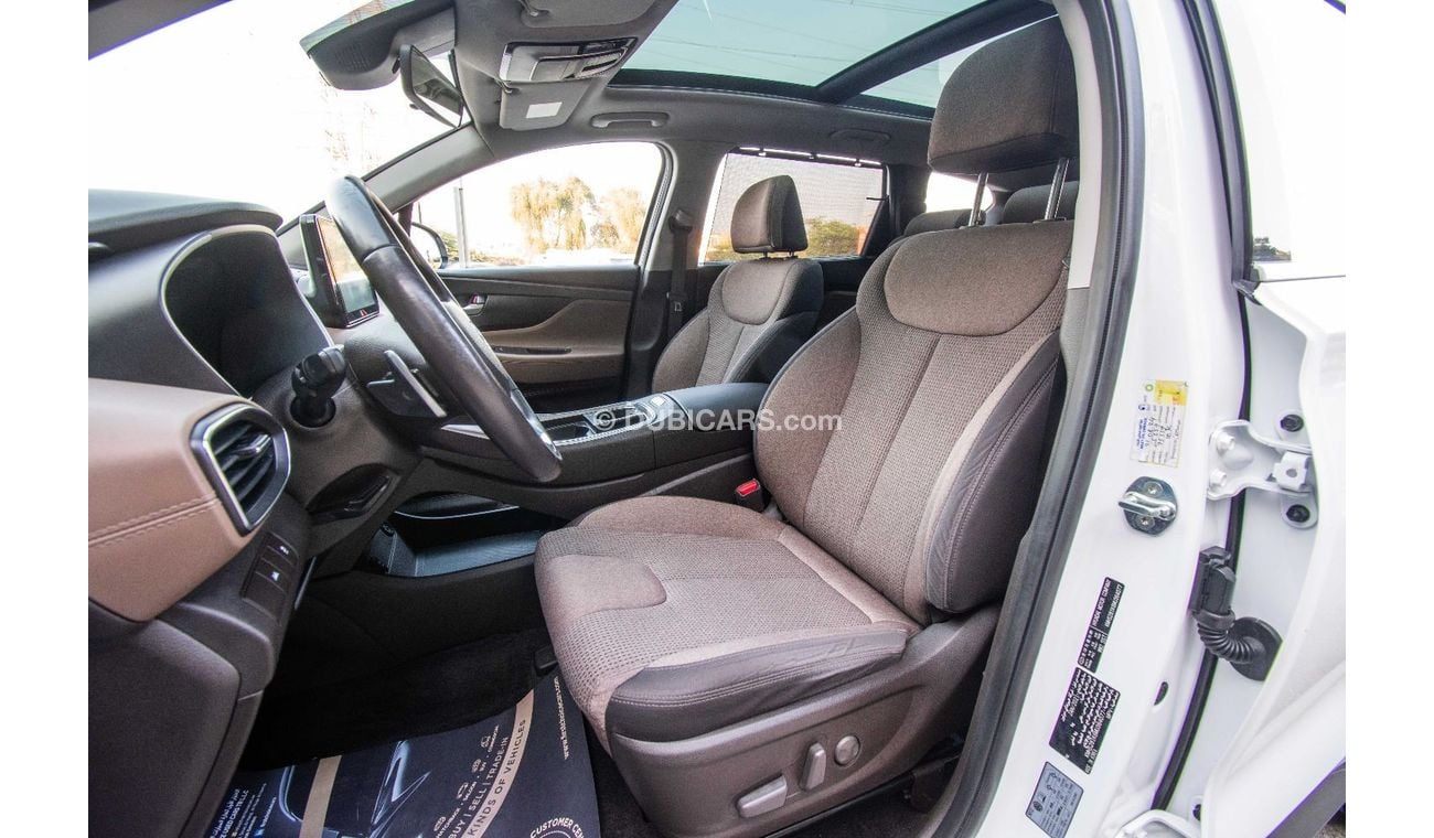 Hyundai Santa Fe Comfort 2.4L AED 1,198/month 2021 | HYUNDAI SANTA FE | COMFORT GCC | H64077