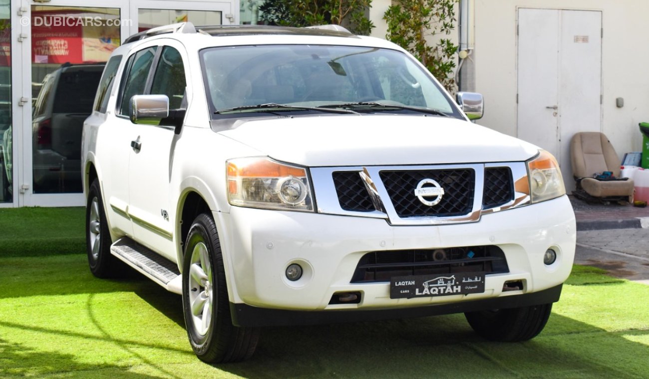 Used Nissan Armada SE 2011 model Gulf white color beige