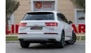 Audi Q7 45 TFSI quattro Audi Q7 45TFSI Quattro 2016 GCC under Warranty with Flexible Down-Payment.