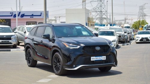 تويوتا هايلاندر Brand New Toyota Highlander XSE  HL24-XSE  2.4T Petrol | Black/Red | 2023 | For Export Only