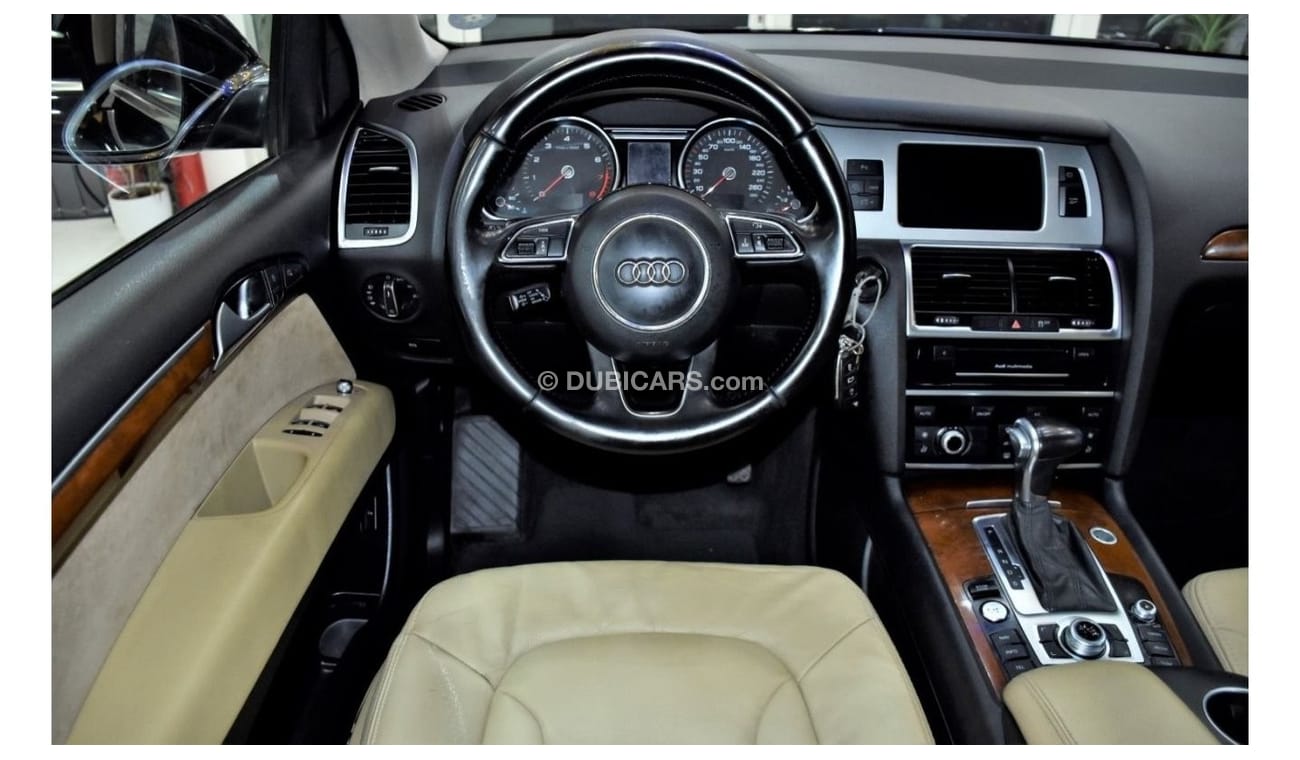 Audi Q7 EXCELLENT DEAL for our Audi Q7 SUPERCHARGED ( 2014 Model ) in Black Color GCC Specs