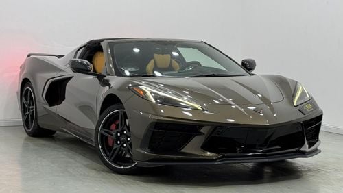 شيفروليه كورفت 3LT 6.2L (490 HP) Convertible 2020 Chevrolet Corvette Stingray C8 3LT, Warranty, Full Service Histor