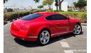 Bentley Continental 2013 BENTLEY CONTINENTAL GT (2ND GEN), 2DR COUPE, 6L 12CYL PETROL, AUTOMATIC, ALL WHEEL DRIVE IN EXC