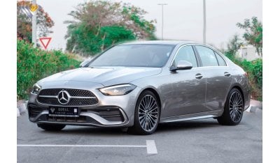 مرسيدس بنز C200 Mercedes Benz C200 AMG kit GCC 2023 Under Warranty and Free Service From Agency