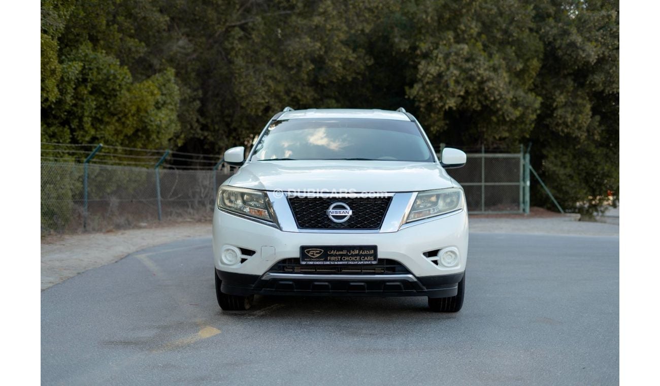 نيسان باثفايندر S 3.5L (260 HP) 4WD 2015 | NISSAN PATHFINDER | 4WD S V6 | FULL NISSAN SERVICE HISTORY | GCC SPECS | 