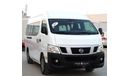 Nissan Urvan Panel Van High Roof Nissan Urvan 2017 high roof Gulf in excellent condition