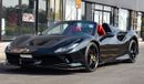 Ferrari F8 Spider 2020 - GCC - Under Warranty - 10,000 KMs only - Wrap in black/ Yellow Original