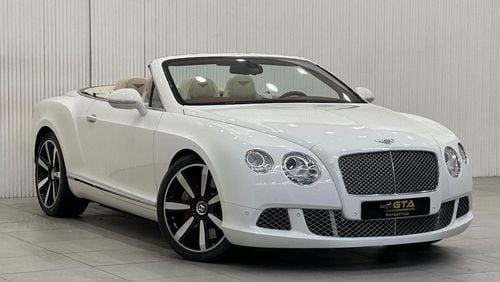 بنتلي كونتيننتال جي تي سي W12 2012 Bentley Continental GTC Convertible, W12, Excellent Condition, Full Options, GCC