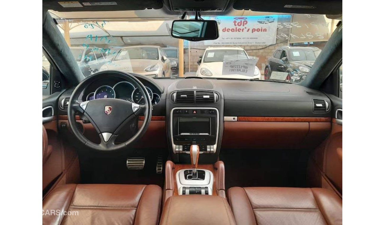 بورش كايان توربو PORSCHE CAYENNE TURBO 4.8L 2008 WITH ELECTRIC LEATHER SEATS, T.V NAVIGATION AND MUCH MORE...