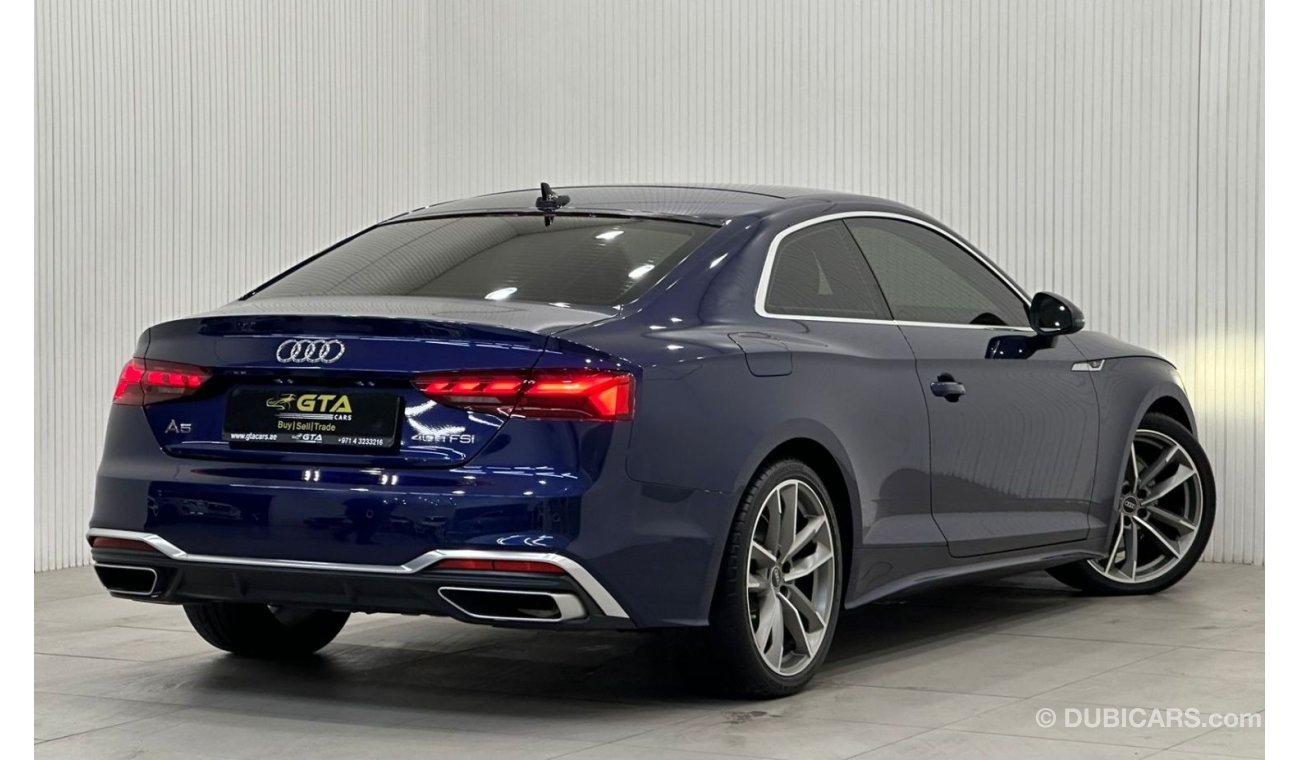 Audi A5 40 TFSI S Line 2021 Audi A5 40TFSI S-Line Coupe, May 2026 Al Naboodah Warranty + Service Contract, G