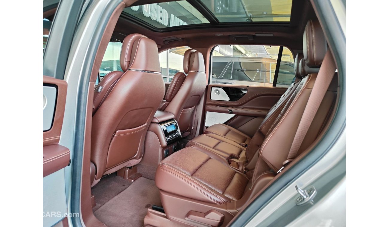 لينكولن أفياتور AED 3,700 P.M | 2022 LINCOLN AVIATOR PRESIDENTIAL 3.0  | 7 SEATS | GCC | UNDER AL TAYER WARRANTY