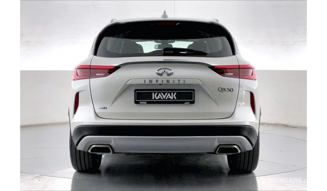 Infiniti QX50 Luxe Sensory Proassist | 1 year free warranty | 1.99% financing rate | Flood Free