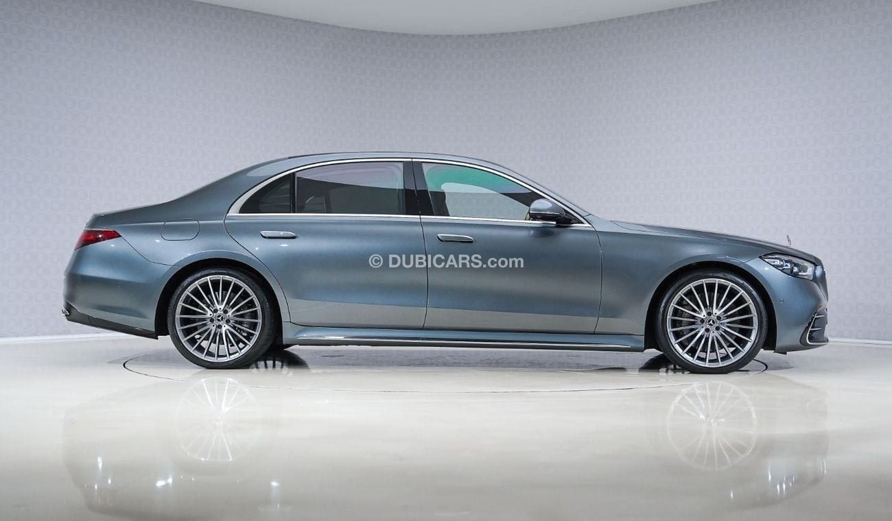 مرسيدس بنز S 580 AMG Line - AED 8,550 P/M - Warranty till 07/2027