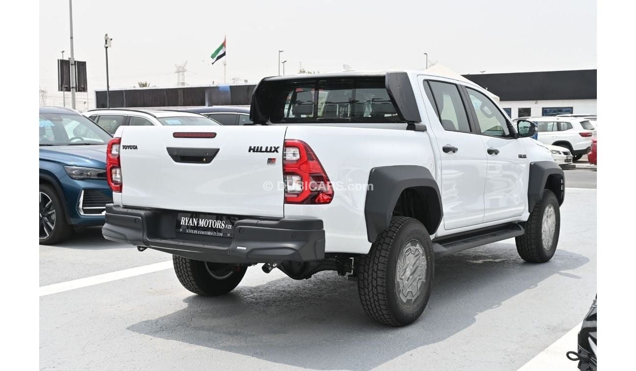 تويوتا هيلوكس GR Sport 2.8L Toyota Hilux GR-Sport 2.8L Diesel 4WD Pickup, Model 2024, Color White (Export Price)