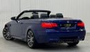 بي أم دبليو M3 2011 BMW M3 Convertible E93 (Lemans Blue Color), Full Service History, Excellent Condition, GCC