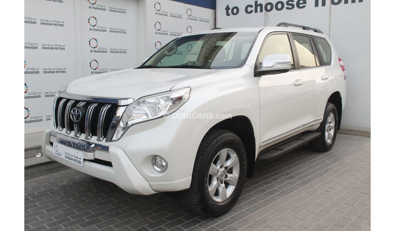 تويوتا لاند كروزر PRADO 4.0L VXR 2015 WITH NAVIGATION REAR TV