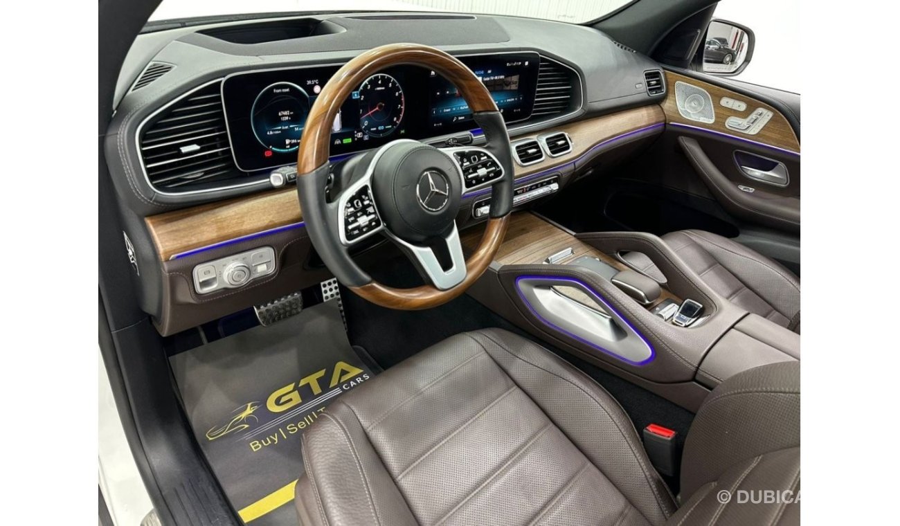 مرسيدس بنز GLS 580 بريميوم + 2021 Mercedes Benz GLS580 AMG 4MATIC, Dec 2025 Mercedes Warranty, Full Options, Low Kms, G