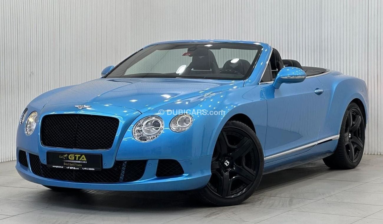 بنتلي كونتيننتال جي تي سي 2013 Bentley Continental GTC Convertible, Full Service History, GCC