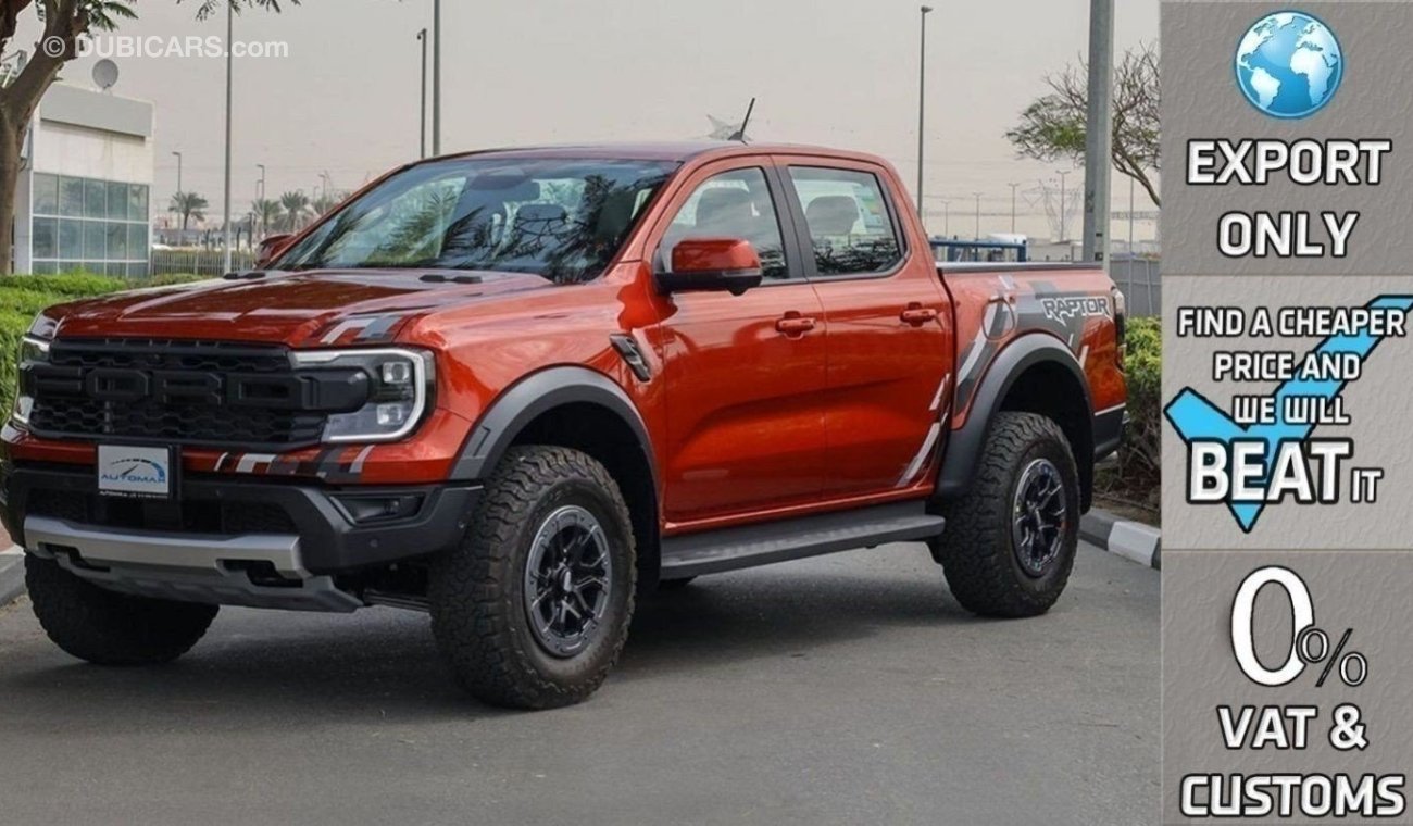 Ford Ranger Raptor V6 3.0L Ecoboost 4X4 , 2024 GCC , 0Km , (ONLY FOR EXPORT)