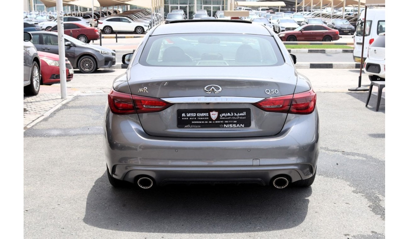 Infiniti Q50 Sport ACCIDENTS FREE - GCC - FULL OPTION - 3000 CC - PERFECT CONDITION INSIDE OUT