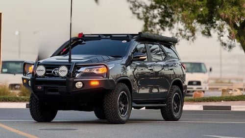 Toyota Fortuner ARB BULL BAR INSTALLED WITH FOCUS LED LIGHTS | RHD | 2016 | 2.8L DIESEL | ROOF RACK WITH CAMPING TEN