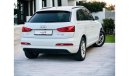 أودي Q3 AED 810 PM | AUDI Q3 1.4TC I4 | GCC | ECONOMICAL | 0% DOWNPAYMENT