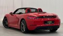 بورش بوكستر 718 2017 Porsche 718 Boxster S, Feb 2025 Porsche Warranty, Full Porsche Service History, Low Kms, GCC